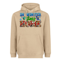 Mushroom in winter stay home with gloves Heavyweight Hoodie - AdoDesignShop