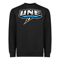 Black new england university Heavyweight Sweatshirt - artisFamous