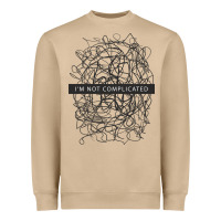 Mushroom ı'm not complicated Heavyweight Sweatshirt - artisFamous