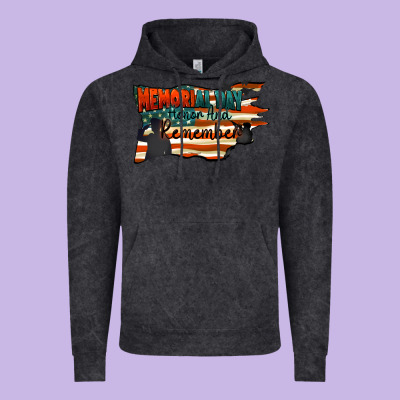 Memorial Day Honor And Remember Vintage Hoodie Designed By Fadigitalartstudio