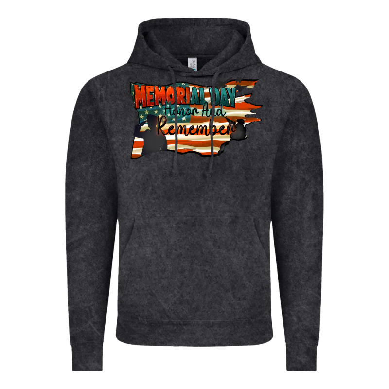 Memorial Day Honor And Remember Vintage Hoodie by FaDigitalArtStudio | Teevron