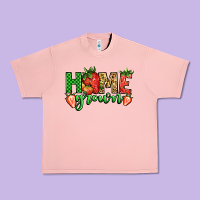 Howe Grown Strawberries Urban Heavy Tee Designed By Jasminsmagicworld