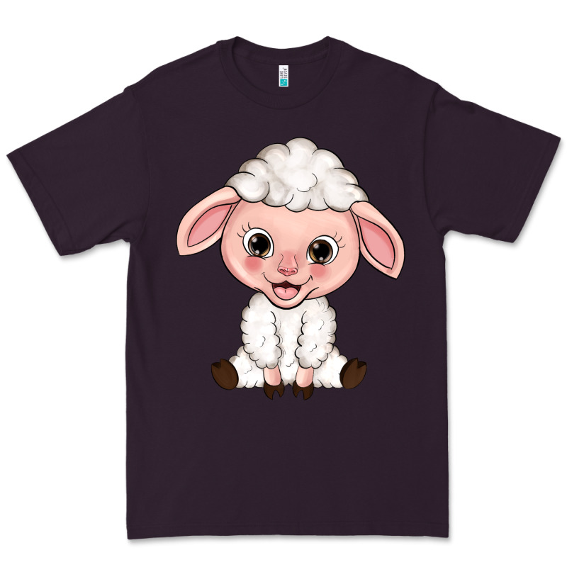 Cartoon Lamb Premium Tee by HowdyJamesFarm | Teevron