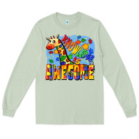Matcha Knowledge is awesome Autism giraffe Long Sleeve Tee - FaDigitalArtStudio