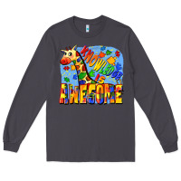 Smoke Knowledge is awesome Autism giraffe Long Sleeve Tee - FaDigitalArtStudio