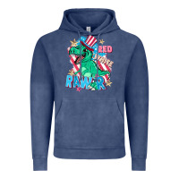 Vintage Denim Red white rawr Vintage Hoodie - FaDigitalArtStudio