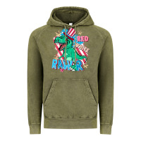 Vintage Olive Red white rawr Vintage Hoodie - FaDigitalArtStudio