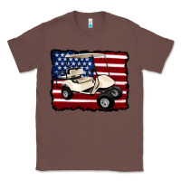 Chestnut golf cart american flag Classic Tee - Artiststas