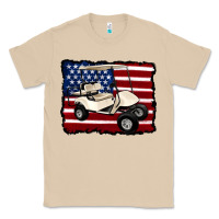Mushroom golf cart american flag Classic Tee - Artiststas