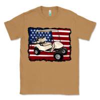 Toasted Coconut golf cart american flag Classic Tee - Artiststas