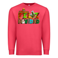 Cardinal feliz navidad sombrero Premium Sweatshirt - AdoDesignShop