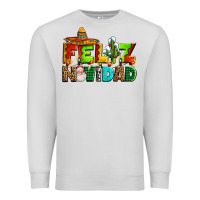 Dove Grey feliz navidad sombrero Premium Sweatshirt - AdoDesignShop