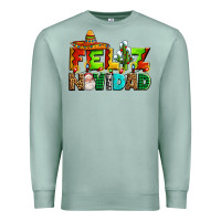 Seafoam feliz navidad sombrero Premium Sweatshirt - AdoDesignShop