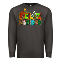 Smoke feliz navidad sombrero Premium Sweatshirt - AdoDesignShop