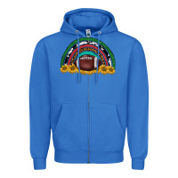 True Royal merry christmas sunflower rainbow Zipper Hoodie - BarkalooDesign