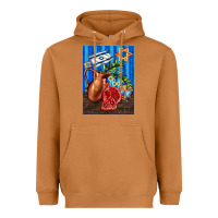 Meerkat hanukkah table with oil pitcher Heavyweight Hoodie - AdoDesignShop