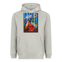 Moon Dust hanukkah table with oil pitcher Heavyweight Hoodie - AdoDesignShop