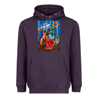 Plum hanukkah table with oil pitcher Heavyweight Hoodie - AdoDesignShop