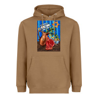 Toasted Coconut hanukkah table with oil pitcher Heavyweight Hoodie - AdoDesignShop