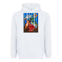 White hanukkah table with oil pitcher Heavyweight Hoodie - AdoDesignShop