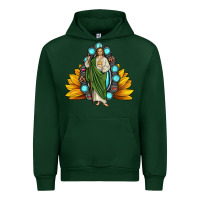 Forest Green san judas gemstone sunflower Urban Hoodie - JahusDesignShop