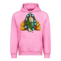 Fuchsia Pink san judas gemstone sunflower Urban Hoodie - JahusDesignShop