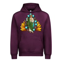 Mauve Wine san judas gemstone sunflower Urban Hoodie - JahusDesignShop