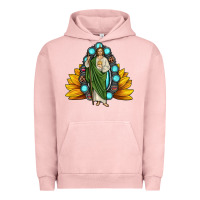 Pigment Salmon san judas gemstone sunflower Urban Hoodie - JahusDesignShop