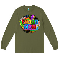 Army Green proud mom lgbt Long Sleeve Tee - FaDigitalArtStudio