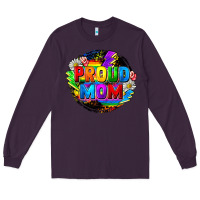 Plum proud mom lgbt Long Sleeve Tee - FaDigitalArtStudio