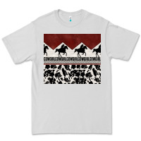 Dove Grey cowgirl with cowhide Premium Tee - TumblerDesignByShophia