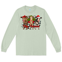 Matcha feliz navidad heifers front view Long Sleeve Tee - RanaPortraitStore