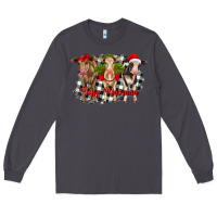Smoke feliz navidad heifers front view Long Sleeve Tee - RanaPortraitStore