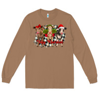 Toasted Coconut feliz navidad heifers front view Long Sleeve Tee - RanaPortraitStore
