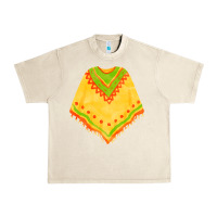 Sandshell mexican poncho fa element Urban Heavy Tee - FaDigitalArtStudio