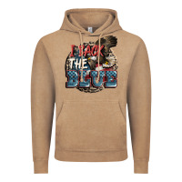 Vintage Coffee I back the blue Vintage Hoodie - FaDigitalArtStudio
