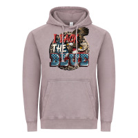 Vintage Zinc I back the blue Vintage Hoodie - FaDigitalArtStudio
