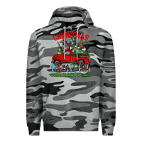 Slate Camo christmas tree farm truck Premium Hoodie - CowhideDigitalArt