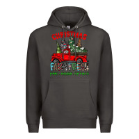 Smoke christmas tree farm truck Premium Hoodie - CowhideDigitalArt