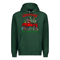 Sports Green christmas tree farm truck Premium Hoodie - CowhideDigitalArt
