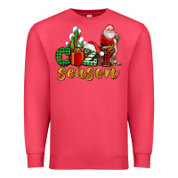 Cardinal cozy season with santa christmas tree cactus and gift Premium Sweatshirt - AdoDesignShop