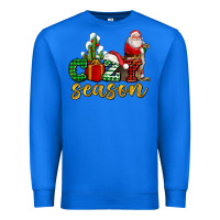 True Royal cozy season with santa christmas tree cactus and gift Premium Sweatshirt - AdoDesignShop