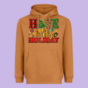 Have A Lovely Holiday With Gloves Heavyweight Hoodie Designed By Adodesignshop