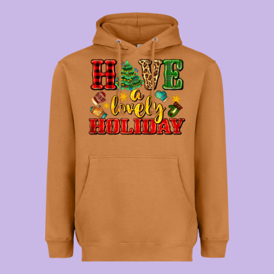 Have A Lovely Holiday With Gloves Heavyweight Hoodie Designed By Adodesignshop