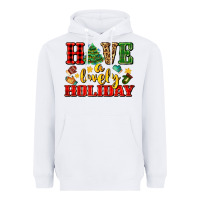 White have a lovely holiday with gloves Heavyweight Hoodie - AdoDesignShop