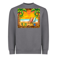 Storm sunset beach Heavyweight Sweatshirt - BarkalooDesign