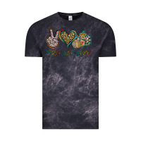 Cloud Black Peace Love Pumkins Vintage Tee - Jasminsmagicworld