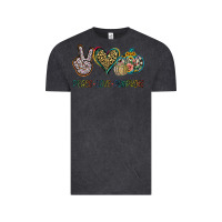 Vintage Black Peace Love Pumkins Vintage Tee - Jasminsmagicworld