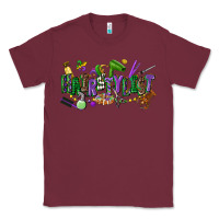 Burgundy hairstylist mardi gras Classic Tee - CowGirlArtShop
