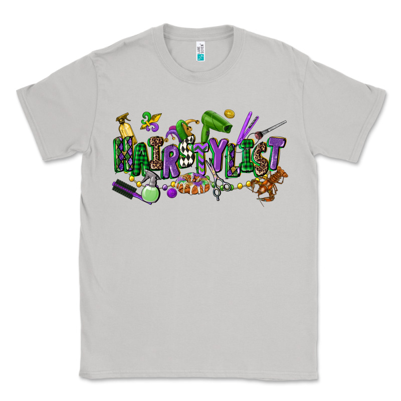 Hairstylist Mardi Gras Classic Tee by CowGirlArtShop | Teevron